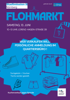 Flohmarkt am 13. Juni von 10 - 13 Uhr