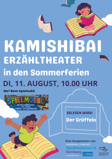 Kamishibai beim Spielmobil am 11. August um 10 Uhr