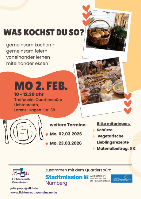 Gemeinsames Kochen in Lichtenreuth am 2.2.2026